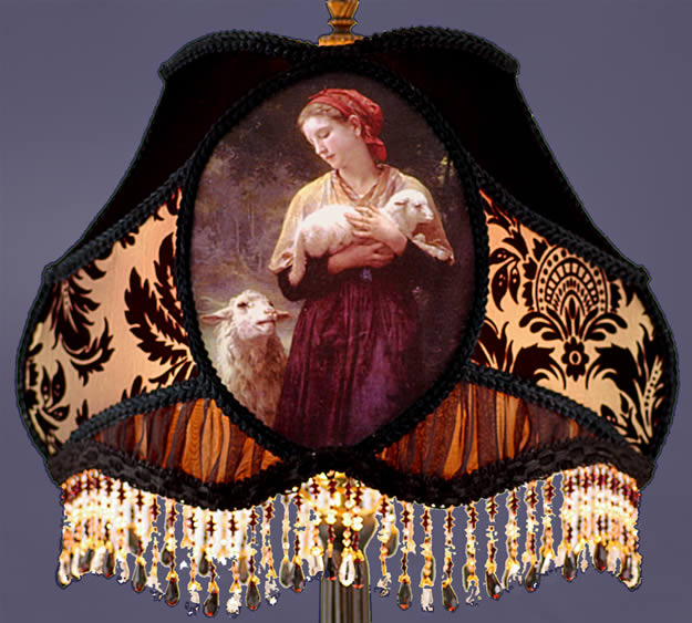 Table or Floor Lamp Shade Plain Jane Shop Victorian Lampshade TF34c